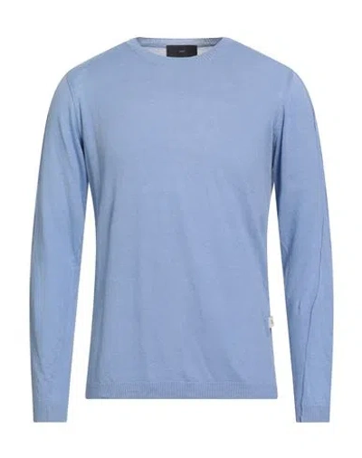 Liu •jo Man Man Sweater Light Blue Size Xl Linen, Cotton