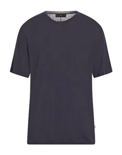 Liu •jo Man Man Sweater Midnight Blue Size 3xl Linen, Cotton