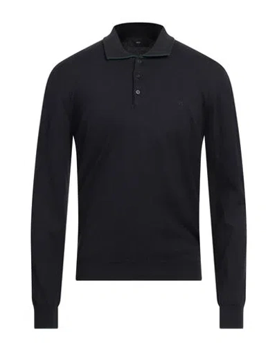 Liu •jo Man Man Sweater Midnight Blue Size M Cotton, Cashmere