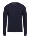 Liu •jo Man Man Sweater Midnight Blue Size M Virgin Wool, Cashmere In Blue