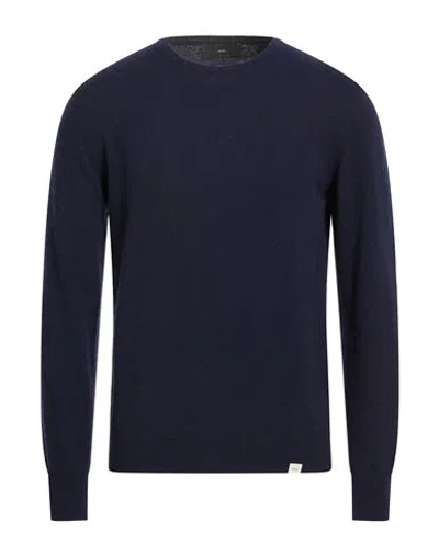 Liu •jo Man Man Sweater Midnight Blue Size M Virgin Wool, Cashmere