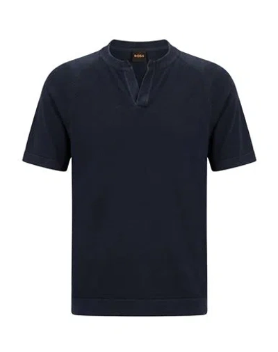 Liu •jo Man Man Sweater Midnight Blue Size S Cotton