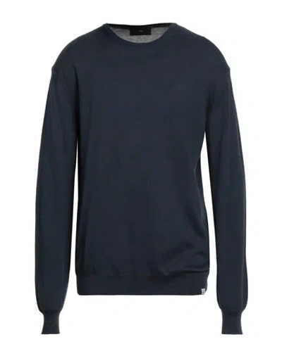 Liu •jo Man Man Sweater Midnight Blue Size Xxl Cotton
