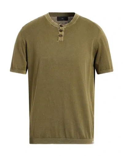 Liu •jo Man Man Sweater Military Green Size L Cotton