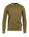 Liu •jo Man Man Sweater Military Green Size M Cotton In Green