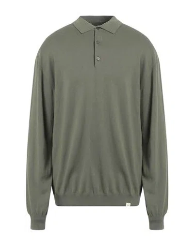 Liu •jo Man Man Sweater Military Green Size S Cotton In Green