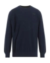 Liu •jo Man Man Sweater Navy Size S Cotton, Acrylic, Polyester, Wool, Alpaca Wool In Navy Blue