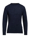 Liu •jo Man Man Sweater Navy Size S Cotton, Acrylic, Polyester, Wool, Alpaca Wool In Navy Blue