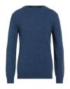 Liu •jo Man Man Sweater Navy Size M Wool, Polyamide In Navy Blue