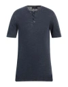 Liu •jo Man Man Sweater Navy Size M Cotton In Navy