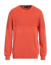 Liu •jo Man Man Sweater Orange Size 3xl Cotton In Orange