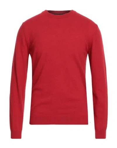 Liu •jo Man Man Sweater Red Size Xl Viscose, Polyamide, Wool, Cashmere