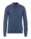 Liu •jo Man Man Sweater Slate Blue Size M Cotton, Cashmere
