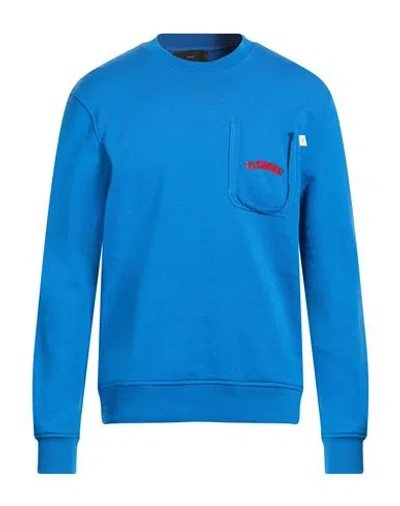 Liu •jo Man Man Sweatshirt Azure Size L Cotton In Blue