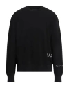 Liu •jo Man Man Sweatshirt Black Size L Cotton, Elastane In Black