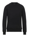 Liu •jo Man Man Sweatshirt Black Size M Cotton, Elastane