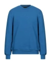 Liu •jo Man Man Sweatshirt Blue Size L Cotton, Elastane In Blue