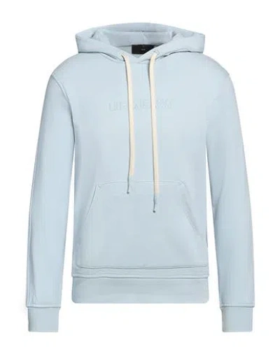 Liu •jo Man Man Sweatshirt Sky Blue Size M Cotton, Elastane In Blue