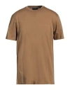 Liu •jo Man Man T-shirt Khaki Size 3xl Cotton In Beige