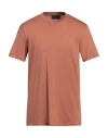 Liu •jo Man Man T-shirt Light Brown Size 3xl Cotton In Beige