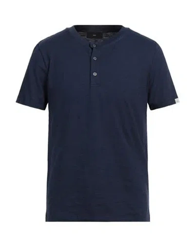 Liu •jo Man Man T-shirt Midnight Blue Size 3xl Cotton, Elastane