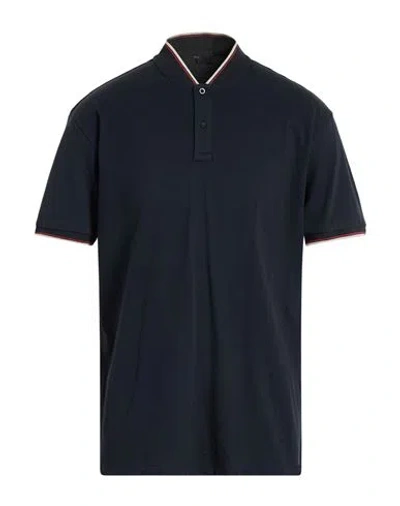 Liu •jo Man Man T-shirt Midnight Blue Size L Cotton, Elastane In Multi