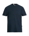 Liu •jo Man Man T-shirt Midnight Blue Size S Cotton In Blue