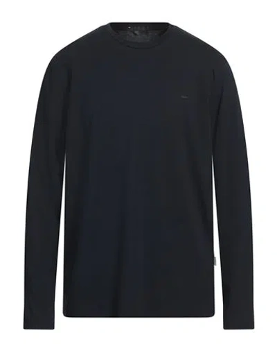 Liu •jo Man Man T-shirt Midnight Blue Size Xxl Cotton, Elastane