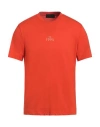 Liu •jo Man Man T-shirt Orange Size Xxl Cotton In Orange