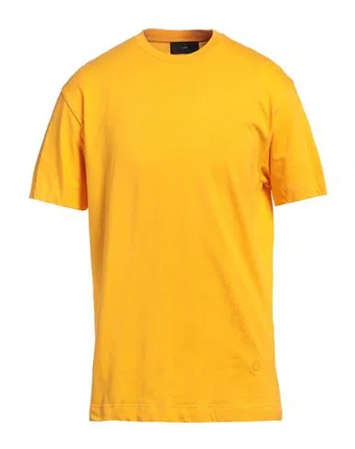 Liu •jo Man Man T-shirt Orange Size 3xl Cotton, Elastane