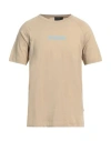 Liu •jo Man Man T-shirt Sand Size L Cotton In Beige
