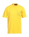 Liu •jo Man Man T-shirt Yellow Size L Cotton In Yellow