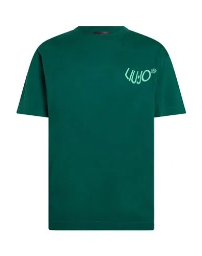Liu •jo Man Man T-shirt Green Size Xxl Cotton