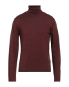 Liu •jo Man Man Turtleneck Burgundy Size Xxl Acrylic, Wool In Red