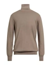 Liu •jo Man Man Turtleneck Camel Size 3xl Virgin Wool