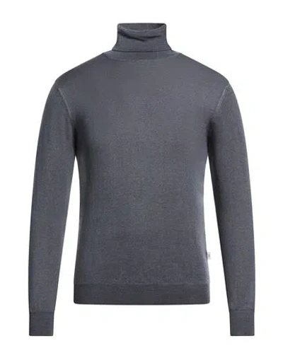 Liu •jo Man Man Turtleneck Charcoal Size S Virgin Wool In Gray
