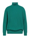 Liu •jo Man Man Turtleneck Emerald Green Size Xxl Acrylic, Virgin Wool In Green