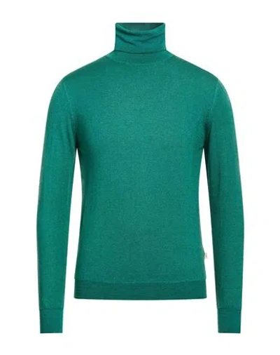 Liu •jo Man Man Turtleneck Green Size Xxl Virgin Wool