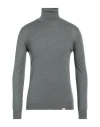 Liu •jo Man Man Turtleneck Grey Size Xxl Merino Wool, Acrylic