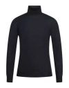 Liu •jo Man Man Turtleneck Midnight Blue Size M Wool In Blue