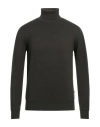 Liu •jo Man Man Turtleneck Military Green Size 3xl Cotton, Polyester, Wool
