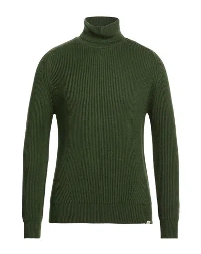Liu •jo Man Man Turtleneck Military Green Size L Acrylic, Virgin Wool