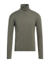 Liu •jo Man Man Turtleneck Military Green Size Xxl Wool, Acrylic