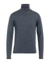 Liu •jo Man Man Turtleneck Navy Blue Size M Acrylic, Wool