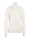 Liu •jo Man Man Turtleneck Off White Size 3xl Merino Wool, Acrylic