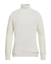Liu •jo Man Man Turtleneck Off White Size Xl Acrylic, Virgin Wool In White