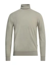 Liu •jo Man Man Turtleneck Sage Green Size Xxl Cotton, Polyester, Wool