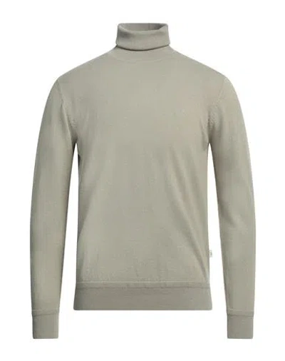Liu •jo Man Man Turtleneck Sage Green Size Xxl Cotton, Polyester, Wool