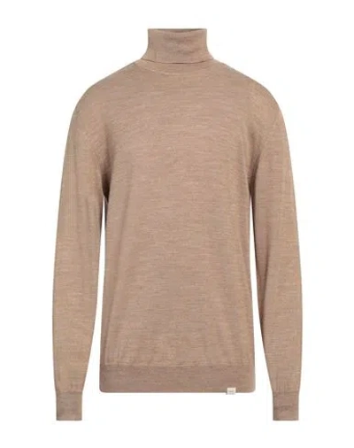Liu •jo Man Man Turtleneck Sand Size 3xl Merino Wool, Acrylic In Beige
