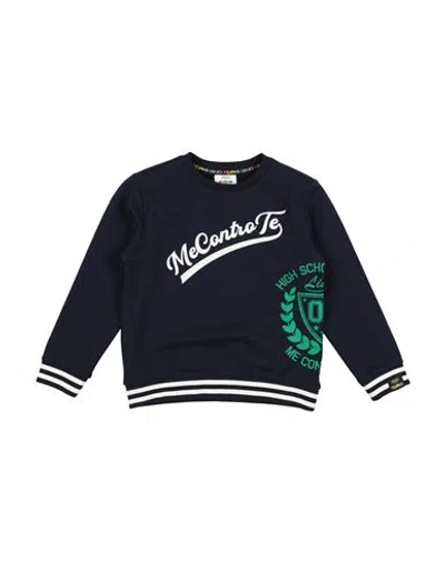 LIU •JO MAN LIU •JO MAN TODDLER BOY SWEATSHIRT BLUE SIZE 6 COTTON, ELASTANE